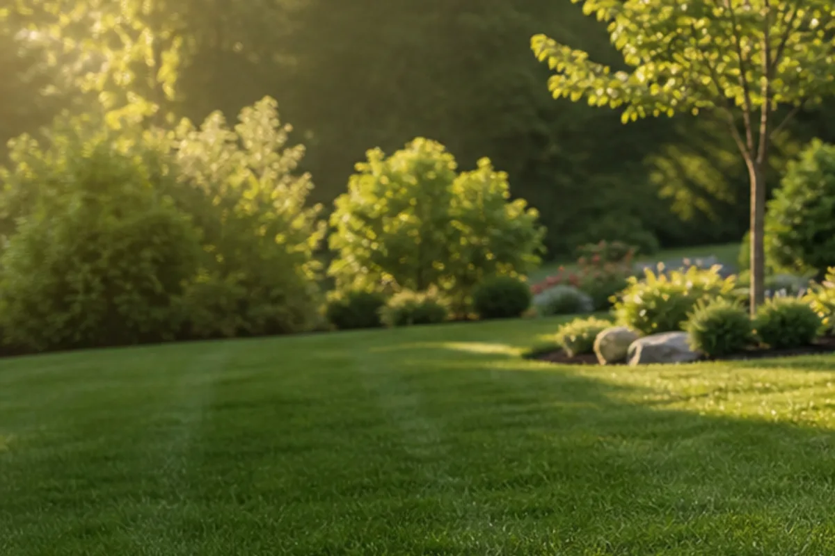 Illustrative mature trees on a residential property